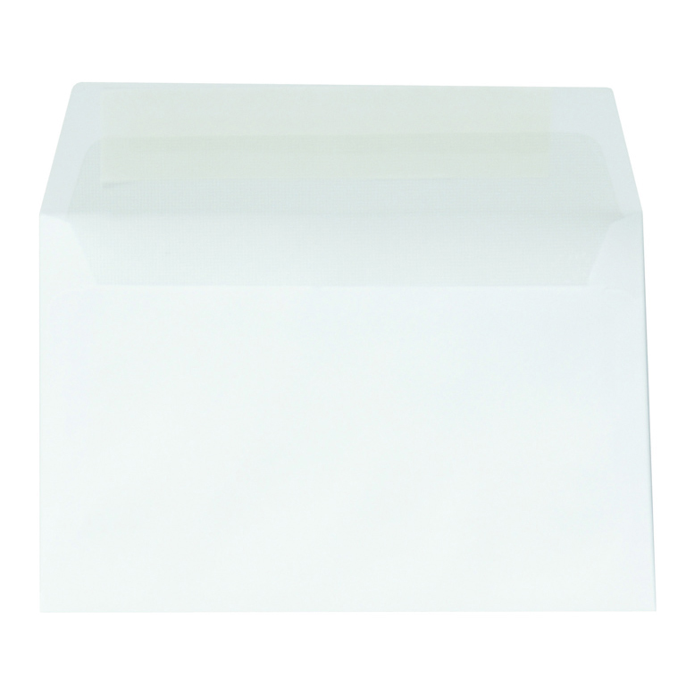 SOBRES COMERCIAL MAKRO PAPER TIRA SILICONA 120MMX176MM 90G SOLAPA RECTA BLANCO CAJA 500 UNIDADES