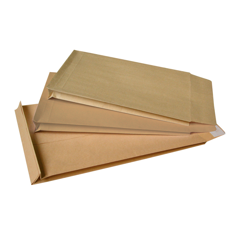 SOBRES BOLSA KRAFT MARRON FUELLE 30MM 250MMX353MM 120 GRAMOS CAJA 50 UNIDADES
