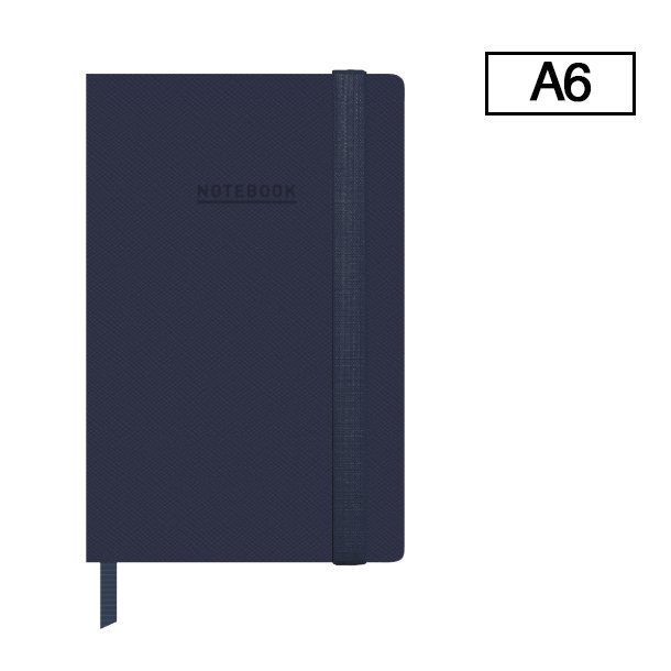 LIBRETA ENCUADERNADA CAMPUS UNIVERSITY NOTEBOOK A6 96 HOJAS 80 G.CON GOMA AZUL
