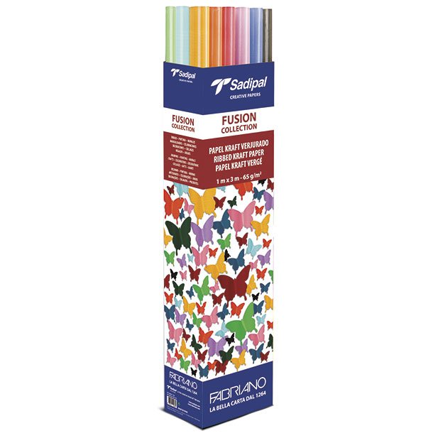 PAPEL KRAFT SADIPAL 1 X 3 METROS 65 GRAMOS FUSION