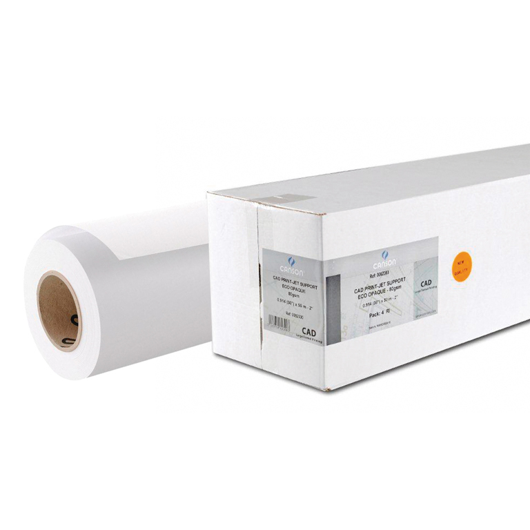 PAPEL PLOTTER CANSON 80 GRAMOS STANDARD PREMIUM INKJET 36 PULGADAS - 914MMX 50M