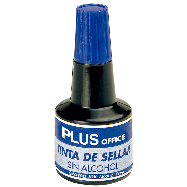 TINTA PARA ALMOHADILLAS PLUS OFFICE 30 ML. AZUL