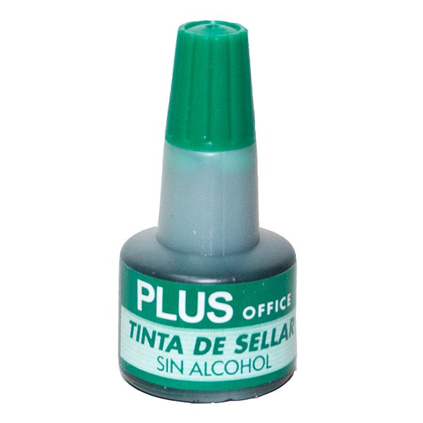 TINTA PARA ALMOHADILLAS PLUS OFFICE 30 ML. VERDE