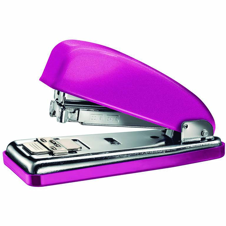 GRAPADORA SOBREMESA PETRUS 226C METALICA WOW COLOR FUCSIA CAPACIDAD 30 HOJAS