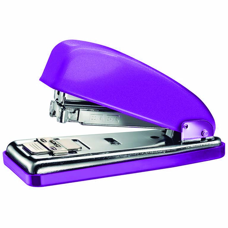 GRAPADORA SOBREMESA PETRUS 226C WOW METALICA COLOR VIOLETA CAPACIDAD 30 HOJAS