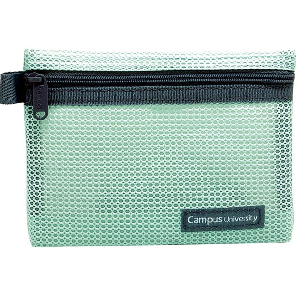 BOLSA MULTIUSOS PLUS OFFICE CON CREMALLERA 140X105 MM. COLOR VERDE