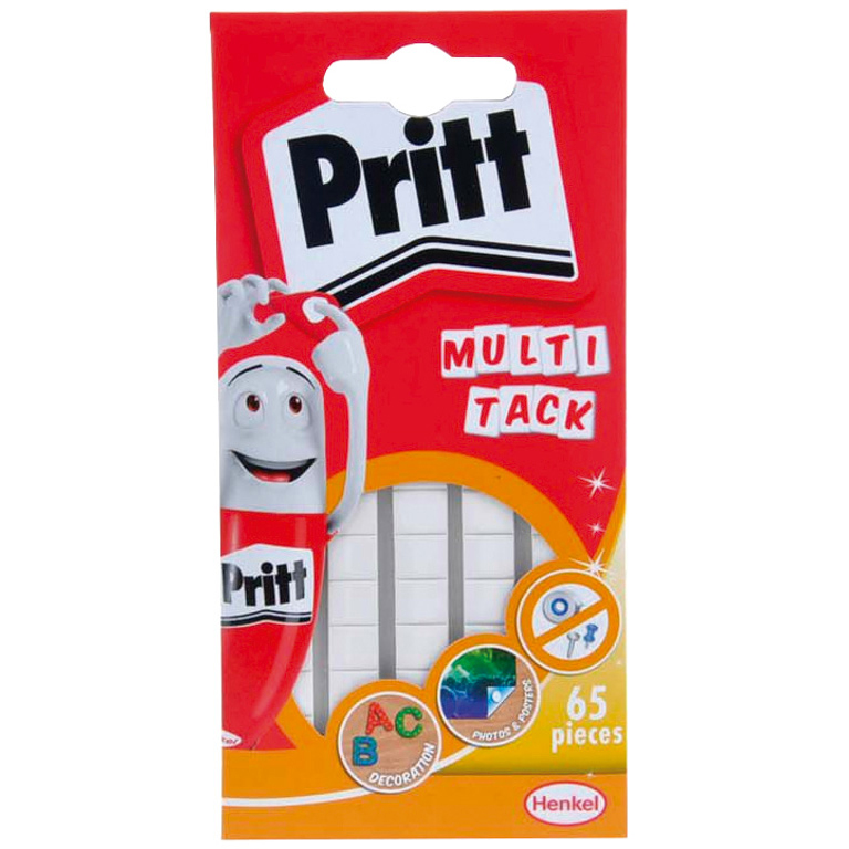 MASILLA ADHESIVA PRITT MULTI TACK BLISTER 65 PASTILLAS