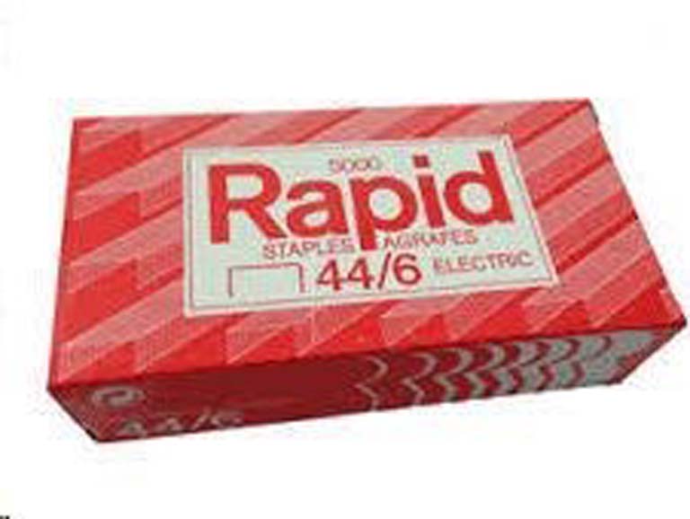 GRAPAS RAPID 44/6 GALVANIZADAS 5000 UNIDADES POR CAJA EQUIVALENTE 22/6 - 24/6