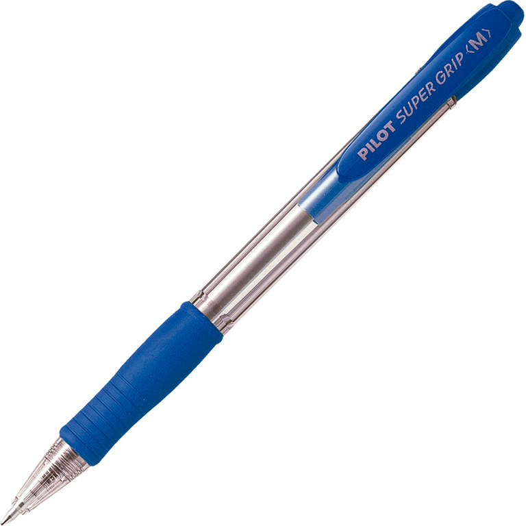 BOLÍGRAFO RETRACTIL PILOT SUPERGRIP COLOR AZUL 0,4 MM