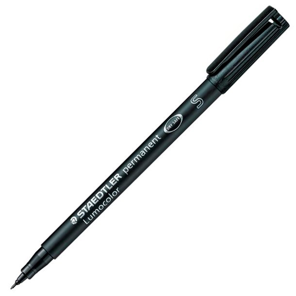 ROTULADOR MARCADOR PERMANENTE STAEDTLER COLOR NEGRO LUMOCOLOR UF 0,4 MM