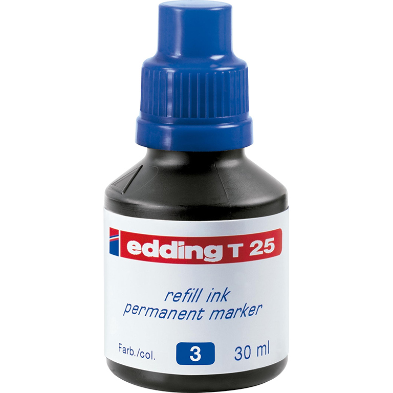 TINTA EDDING T-25 30ML. AZUL