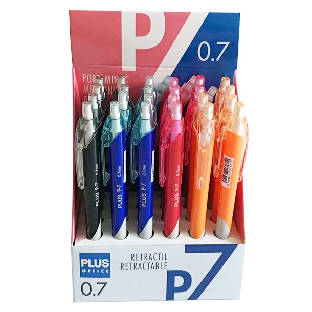 PORTAMINAS PLUS OFFICE P7 COLORES SURTIDOS