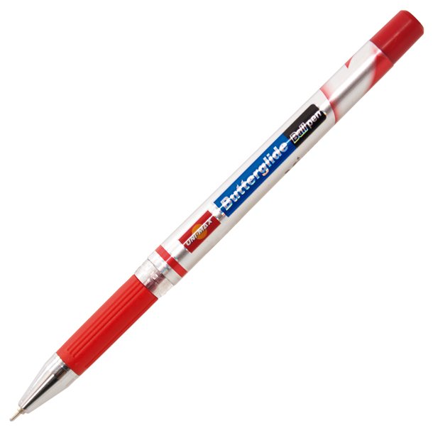 BOLIGRAFO CAPUCHON PLUS OFFICE CAPUCHON BUTTERGLIDE ROJO TRAZO DE 0,7MM TINTA VFI