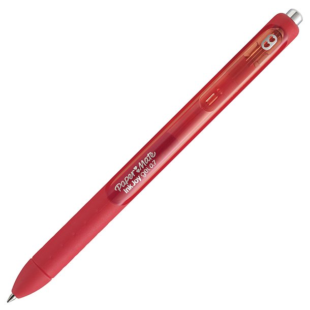 BOLÍGRAFO RETRACTIL PAPER MATE INKJOY GEL 600ST COLOR ROJO