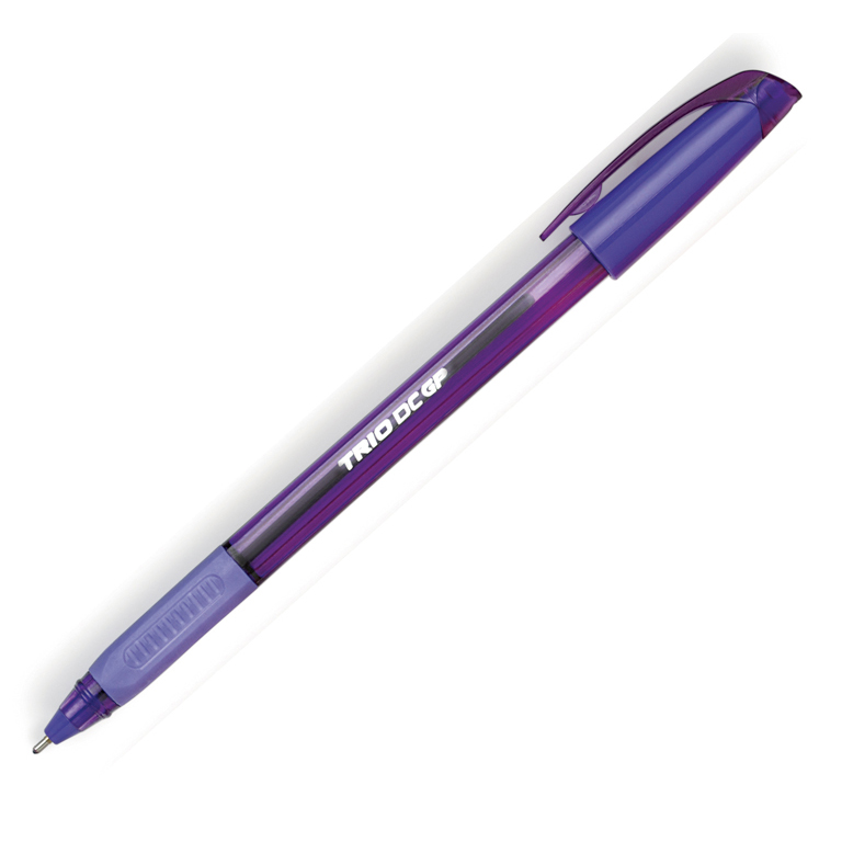 BOLÍGRAFO CAPUCHON PLUS TRIO UNIMAX COLOR VIOLETA