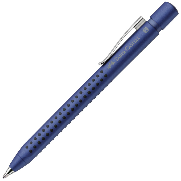 BOLÍGRAFO FABER-CASTELL GRIP 2011 AZUL METÁLICO