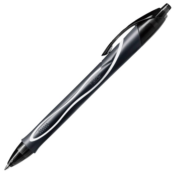 BOLÍGRAFO RETRACTIL BIC GELOCITY QUICK DRY COLOR NEGRO