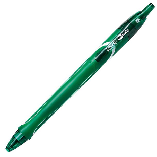 BOLÍGRAFO RETRACTIL BIC GELOCITY QUICK DRY COLOR VERDE