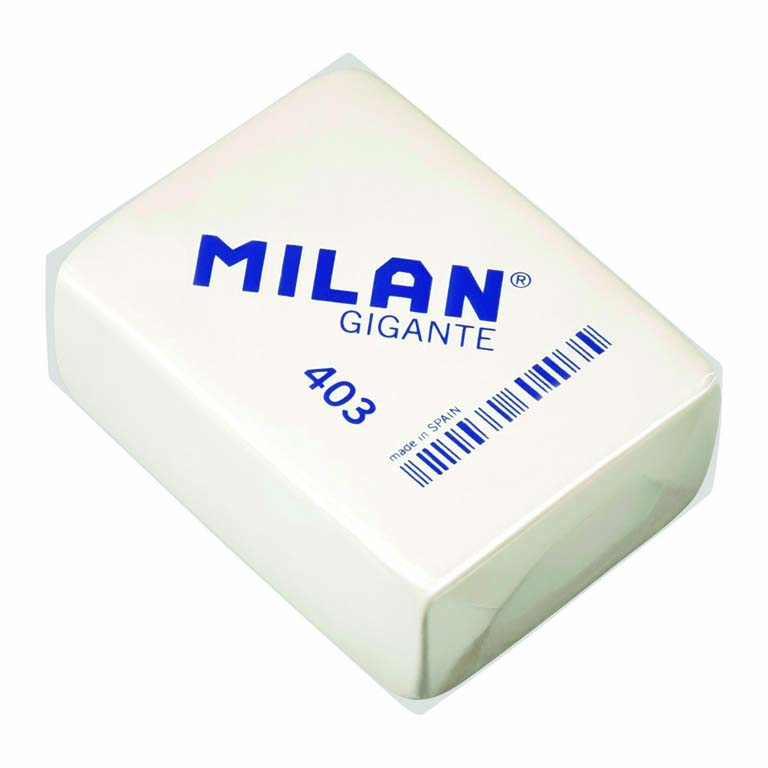 GOMA DE BORRAR MILAN 403 BORRADOR MIGA BLANCA