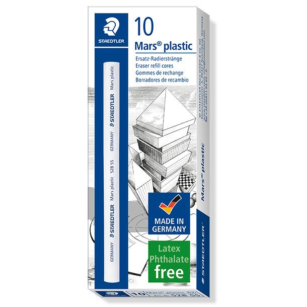 RECAMBIO PORTAGOMAS DE BORRAR STAEDTLER BORRADOR MARS PLASTIC BLANCO