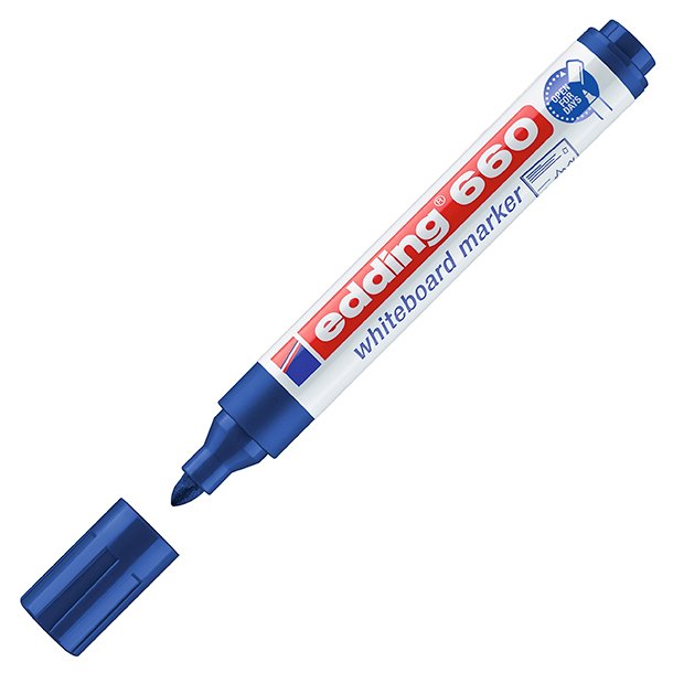 ROTULADOR PIZARRA BLANCA EDDING 600 COLOR AZUL 1,5 - 3 MM