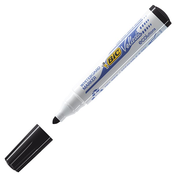 ROTULADOR PIZARRA BLANCA BIC VELLEDA 1701 COLOR NEGRO 1,5 MM