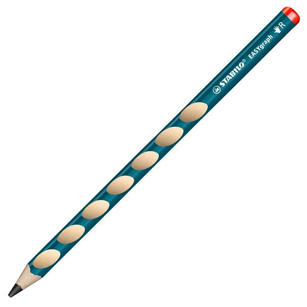 LAPICERO DE GRAFITO STABILO EASYGRAPH ERGONOMICO PARA DIESTROS MINAS GRADUACION HB