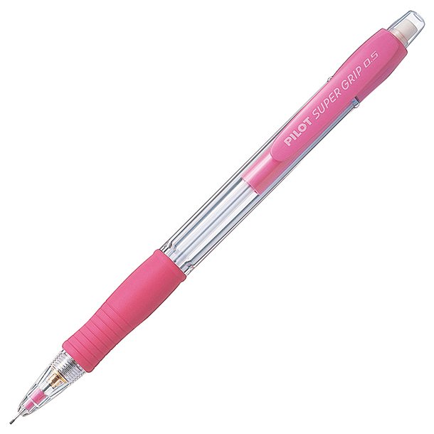 PORTAMINAS PILOT H-185 SUPER GRIP ROSA