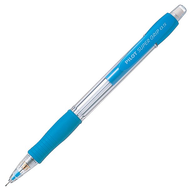 PORTAMINAS PILOT H-185 SUPER GRIP AZUL CLARO