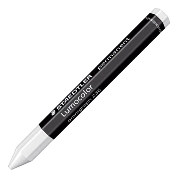 MARCADOR CERA ESPECIAL STAEDTLER OMNIGRAPH BLANCO