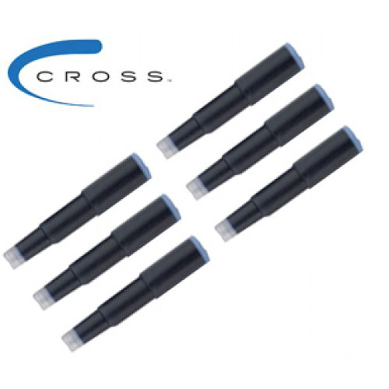 CARTUCHO TINTA CROSS NEGRO BL.6