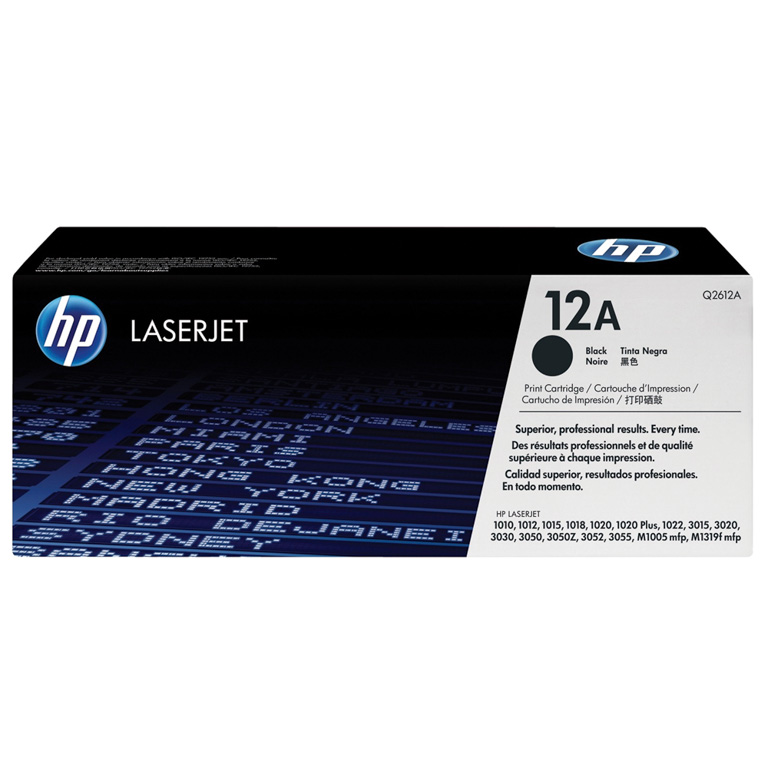 TONER LASER HP 12A Q2612A NEGRO