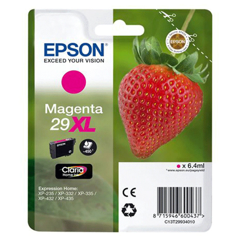 CARTUCHO INK-JET EPSON 29XL C13T29834012 MAGENTA