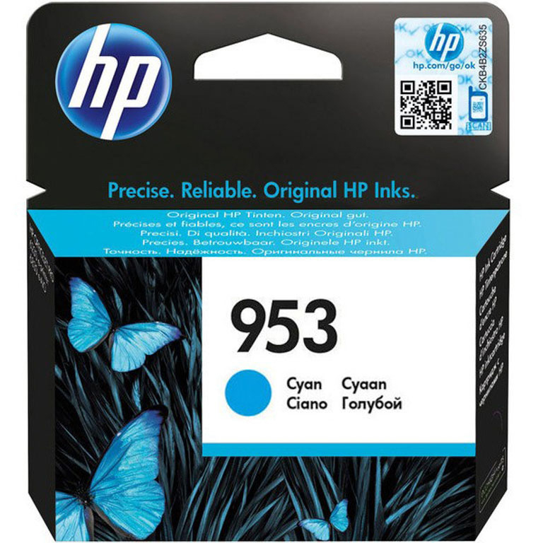 CARTUCHO INK-JET HP 953 F6U12AE CIAN