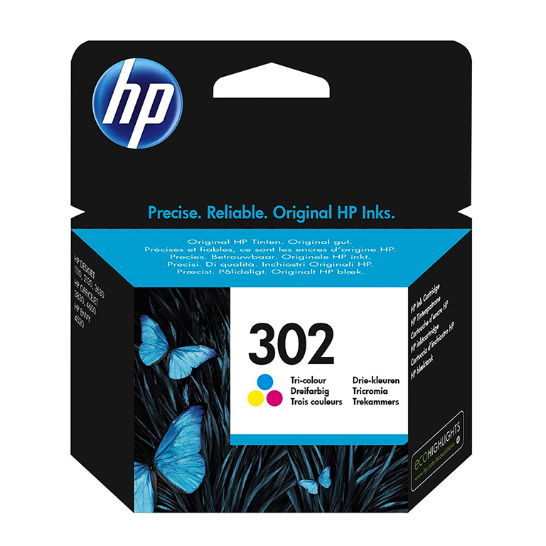 CARTUCHO INK-JET HP 302 F6U65AE COLOR