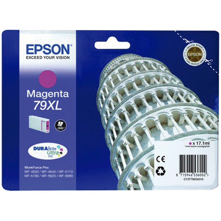 CARTUCHO INK-JET EPSON 79XL C13T79034010 MAGENTA