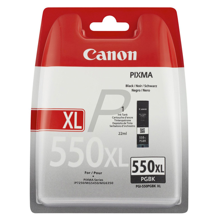 CARTUCHO INK-JET CANON 550XL PG550XL NEGRO