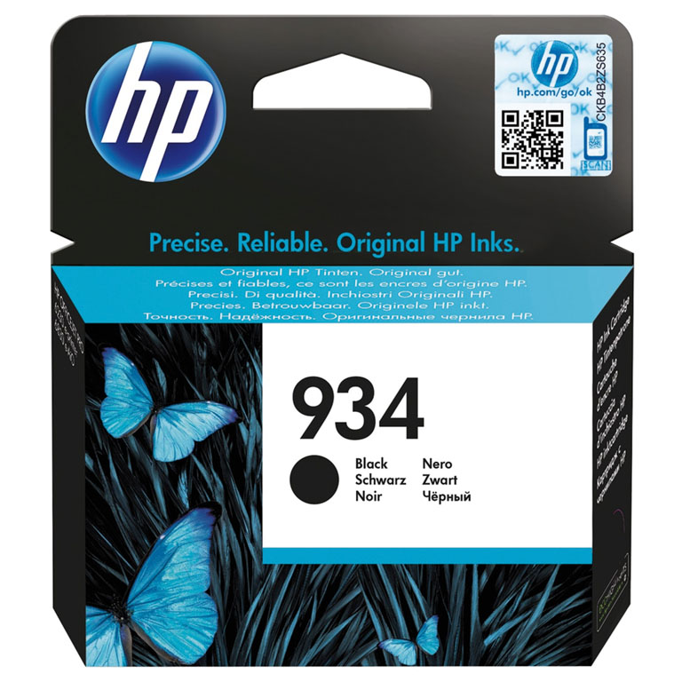 CARTUCHO INK-JET HP 934 C2P19AE NEGRO