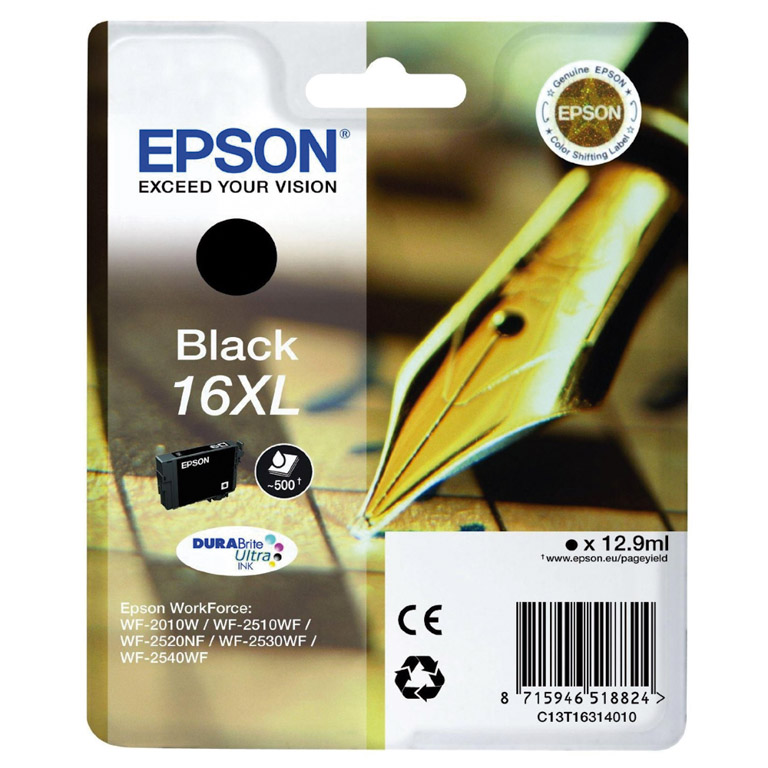 CARTUCHO INK-JET EPSON 16XL NEGRO