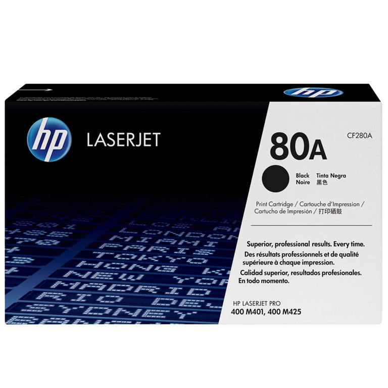 TONER LASER HP 80A CF280A NEGRO