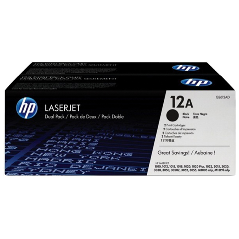 TONER LASER HP 12A Q2612AD NEGRO