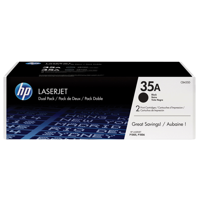 TONER LASER HP 35A CB435AD NEGRO