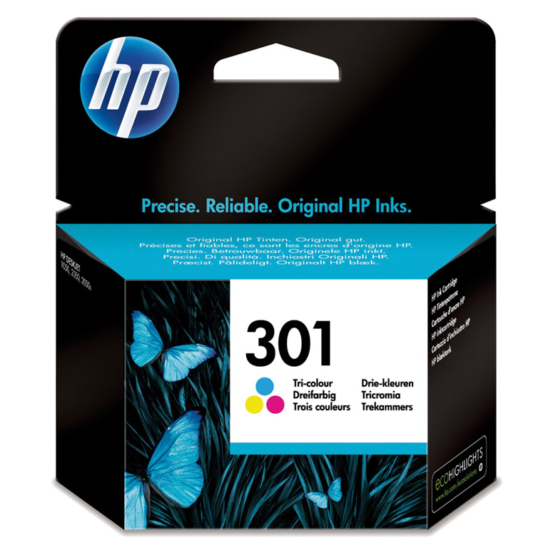 CARTUCHO INK-JET HP 301 CH562EE TRICOLOR