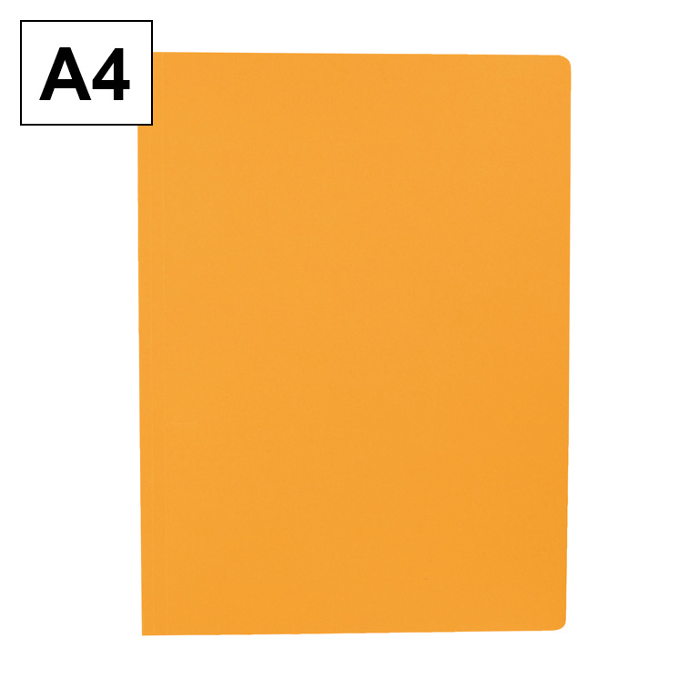 SUBCARPETA CARTULINA PLUS OFFICE A4 310X230 MM 200 GRAMOS COLOR NARANJA