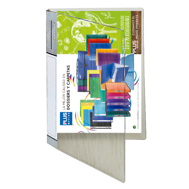 Carpeta con miniclip Plus Office