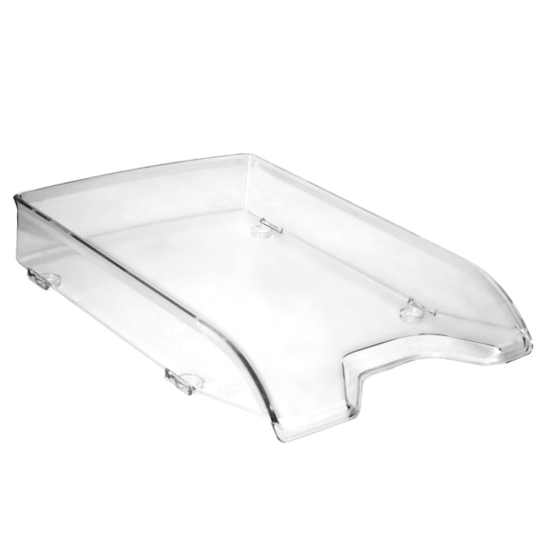 BANDEJA SOBREMESA PLASTICO PLUS OFFICE LUXE 250X350X360 MM TRANSPARENTE 