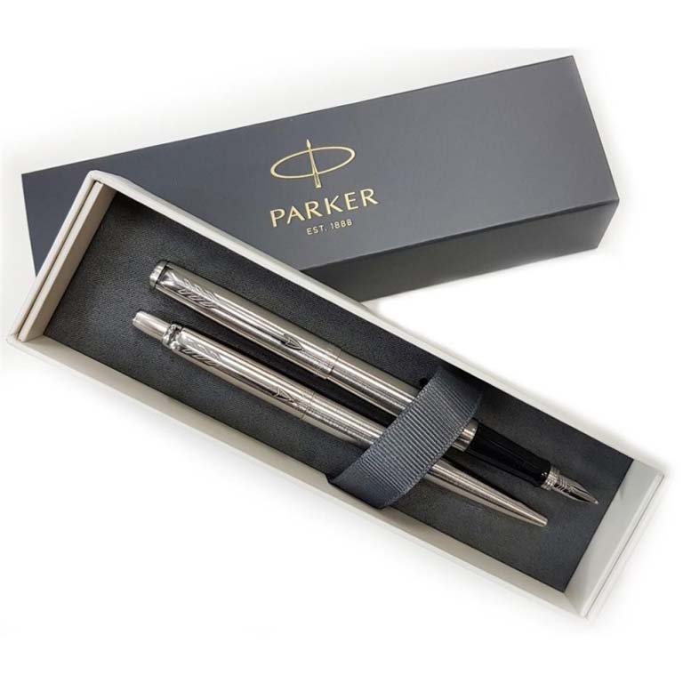 SET PARKER JOTTER ACERO BOLIGRAFO + PLUMA