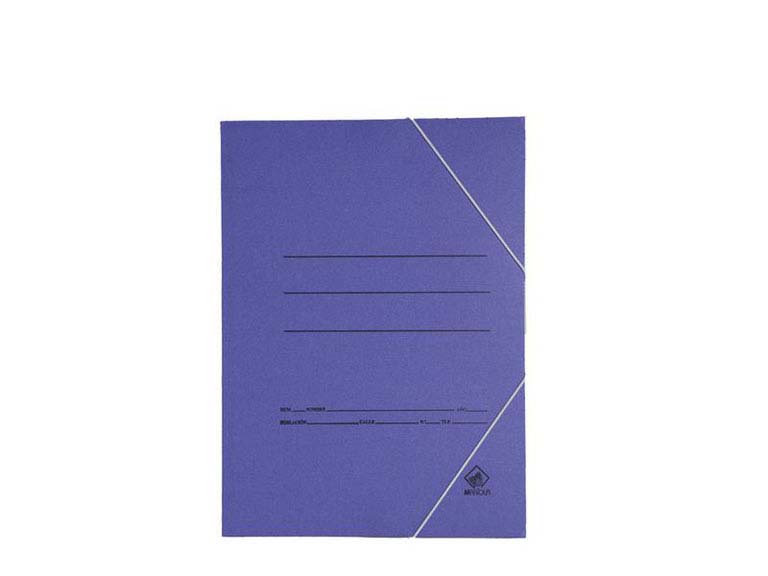 CARPETA CARTON AZUL LETRAS BOL