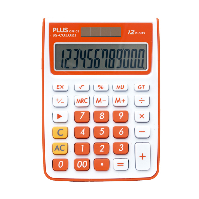 CALCULADORA PLUS OFFICE SS-COLOR 1 NARANJA