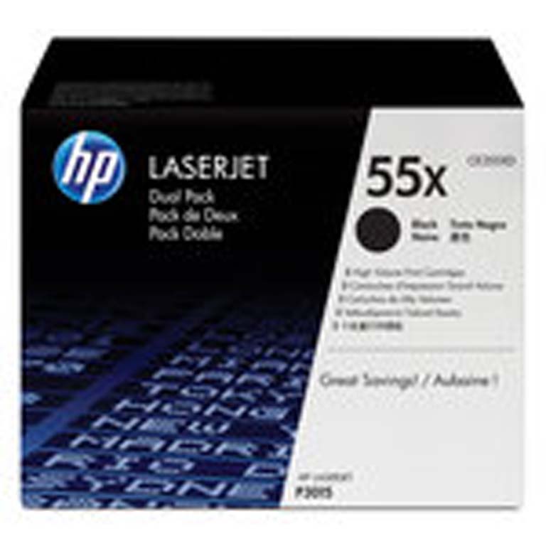 TONER HP CE255XD NEGRO PACK 2
